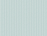 Rickrack Light Blue Wallpaper with Wavy Stripe Pattern - York RF7552