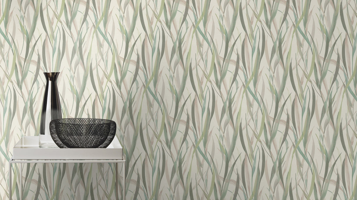 Sway Light Green by Rasch Botanical Wallpaper – Brewster RH330212