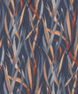 Rasch Sway Blue Botanical Wallpaper roll and room setting – Brewster RH330236