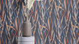 Sway Blue by Rasch Botanical Wallpaper – Brewster RH330236