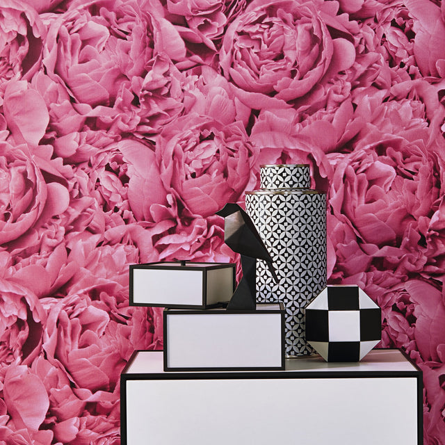 Rosenfield Pink Floral Wallpaper