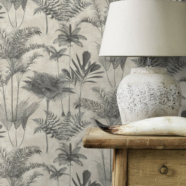 Kinabalu Charcoal Rainforest Wallpaper