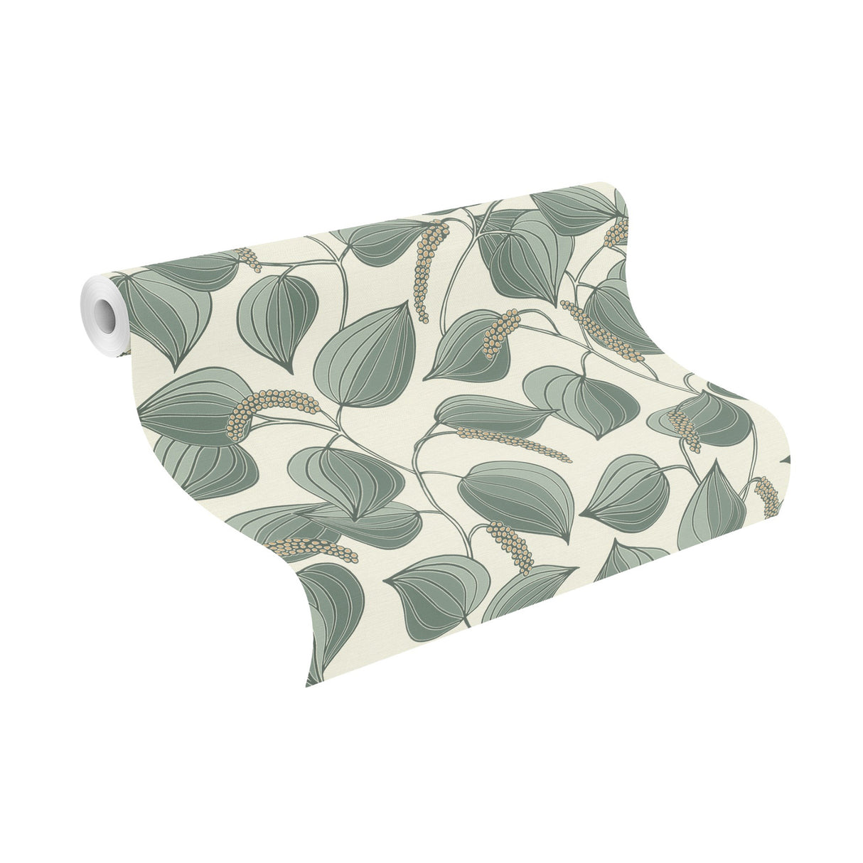 Alaia Green Leafy Vine by Rasch Wallpaper- Brewster Home Fashions RH580518
