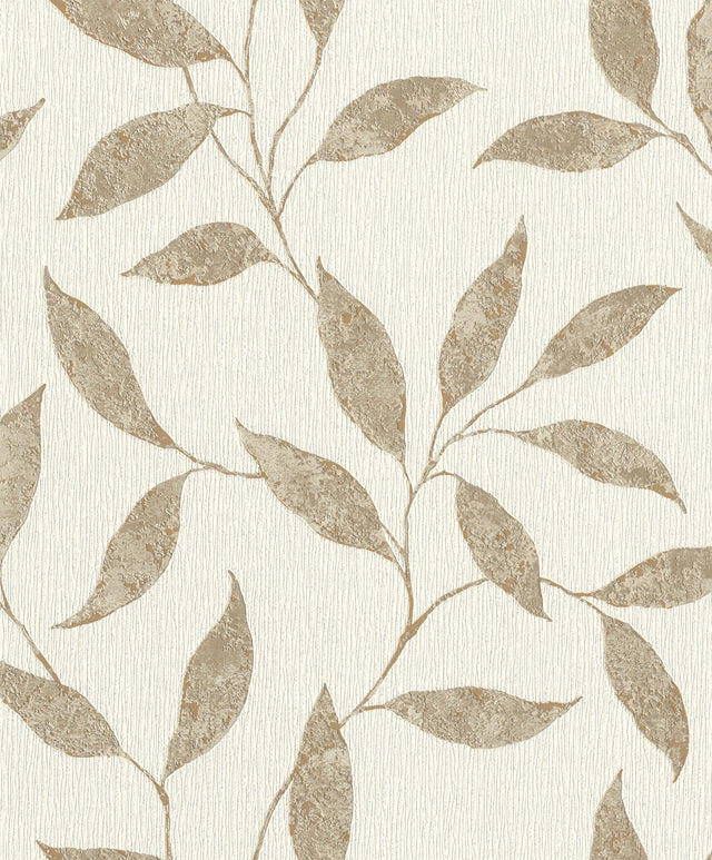 Amble Cream Vine Wallpaper