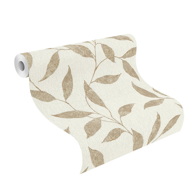 Amble Cream Vine Wallpaper