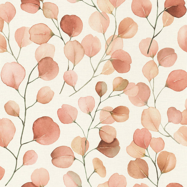 Elaina Blush Watercolor Boughs Wallpaper