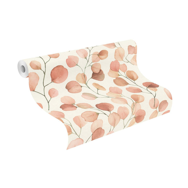 Elaina Blush Watercolor Boughs Wallpaper