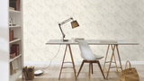 Galner Ivory by Rasch Leaves Wallpaper- Brewster Home Fashions RH720525