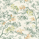 Elmslie Green Abstract Trees Wallpaper by Rasch - RH791730