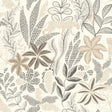 Rasch Alani Neutral Tropical Wallpaper RH792911 – neutral jaguar and foliage vinyl pattern