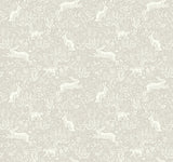 Fable Linen Wallpaper with Woodland Animal Motif - York RI5102