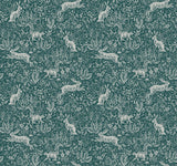 Fable Emerald Wallpaper with Woodland Animal Motif - York RI5104