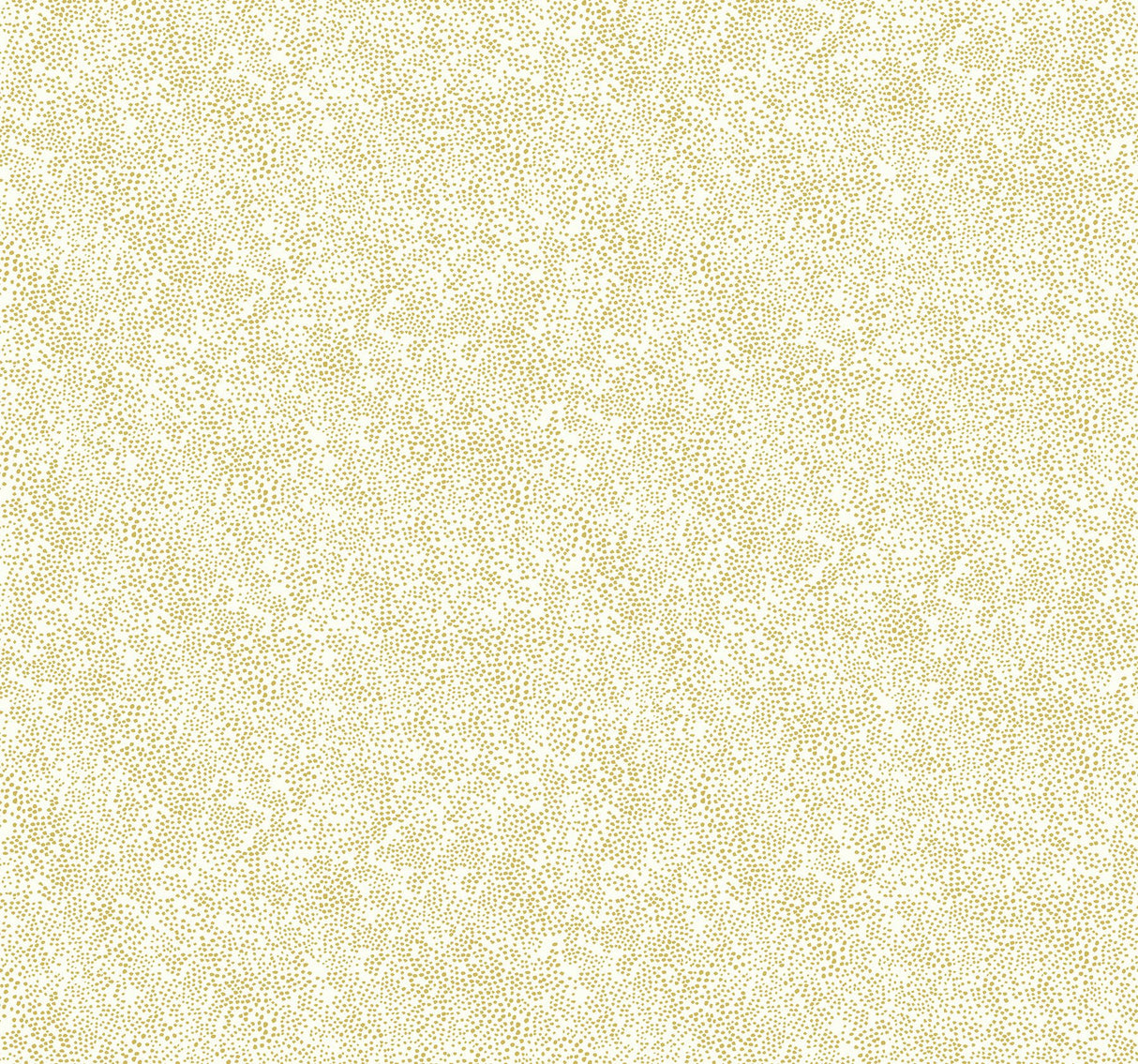 Champagne Dots Gold & White Wallpaper with Metallic Polka Dot Pattern, Small Prints - York RI5112