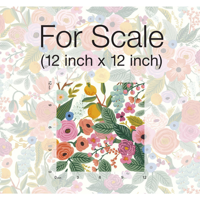 Garden Party Coral & Orange Wallpaper with Bohemian Floral Pattern, Heavy Weight Paper - York RI5119