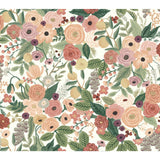 Garden Party Burgundy Floral Wallpaper - York RI5122