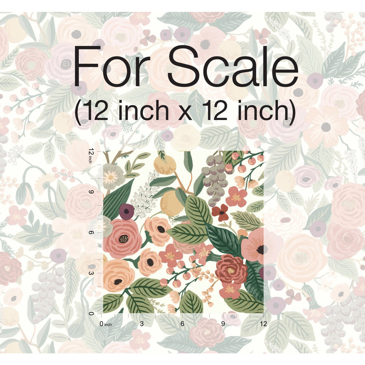 Garden Party Burgundy Floral Wallpaper - York RI5122