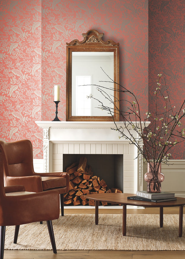 Canopy Rose Botanical Non-Woven Wallpaper - York RI5135