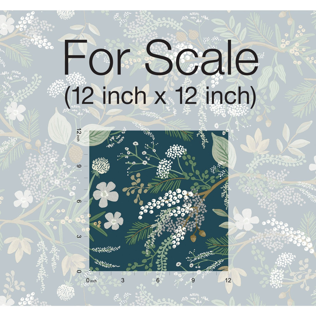 Juniper Forest Pine Wallpaper with Botanical Woodland Motif - York RI5165