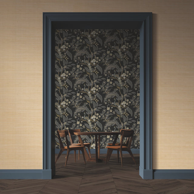 Palette Gold Metallic Sisal Grasscloth Wallpaper - York RI5185