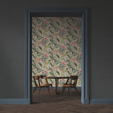 Palette Navy Sisal Grasscloth Wallpaper - York RI5188