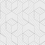 Stripped Hexagon Grey Peel & Stick Wallpaper with Metallic Accents, Modern Global Stripe Geometric - York RMK10705WP