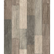 Dark Weathered Plank Brown Peel and Stick Wallpaper by RoomMates - RMK10841WPZ