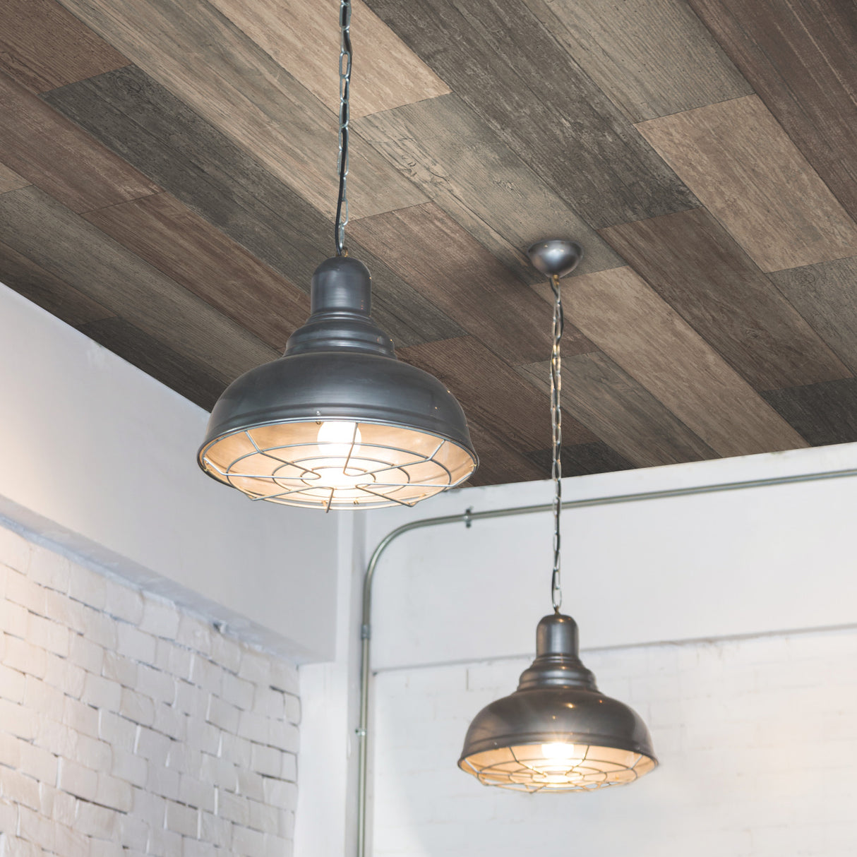 Dark Weathered Plank Brown by RoomMates Rustic Farmhouse Peel and Stick Wood Plank Wallpaper, 20.5 Inches x 16.5 Feet - RMK10841WPZ