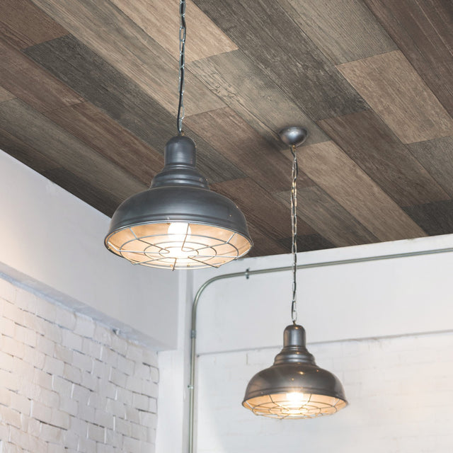 Dark Weathered Plank Brown Peel & Stick Wallpaper with Rustic Wood Look - York RMK10841WP