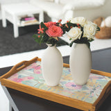 Synchronized Floral Pink Peel & Stick Wallpaper with Botanical Floral Pattern, Transitional Style - York RMK10853WP