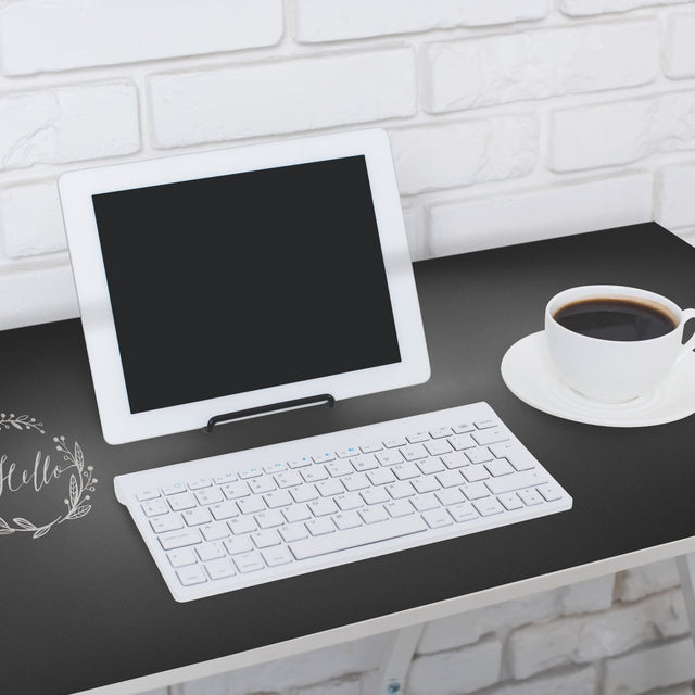 Chalkboard Black Peel & Stick Wallpaper with Chalkboard Novelty Pattern - York RMK10969WP