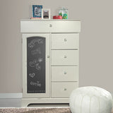 Chalkboard Black Peel & Stick Wallpaper with Chalkboard Novelty Pattern - York RMK10969WP