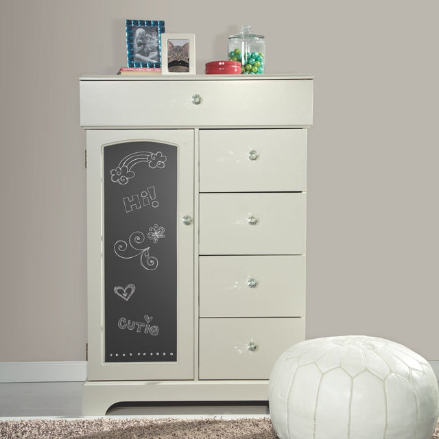 Chalkboard Black Peel & Stick Wallpaper with Chalkboard Novelty Pattern - York RMK10969WP