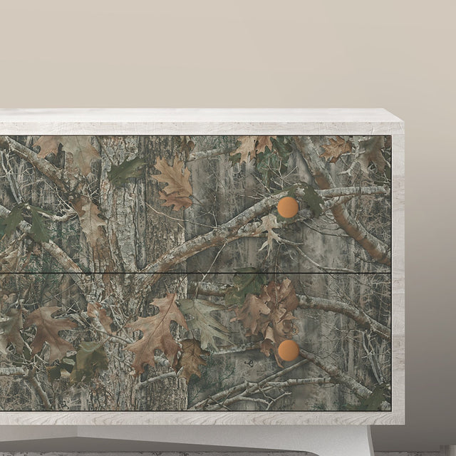 Kanati Camo Green Peel & Stick Wallpaper with Botanical Leaf Camouflage - York RMK11081WP