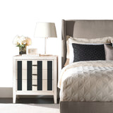 Awning Stripe Black Peel & Stick Wallpaper with Traditional Global Stripes Pattern - York RMK11082WP