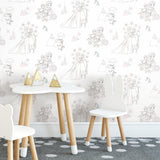 Disney Frozen Pink Peel & Stick Wallpaper with Novelty Kids Pattern - York RMK11169RL