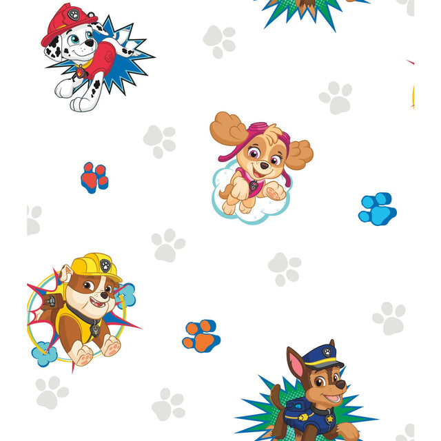 Paw Patrol Blue Peel & Stick Wallpaper with Kids Novelty Pattern - York RMK11175RL