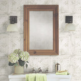 Tin Tile White Peel & Stick Wallpaper with Metallic Industrial Tile Pattern - York RMK11209WP