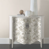Watercolor Floral Tan Peel & Stick Wallpaper with Botanical Floral Pattern, Transitional Style - York RMK11235WP