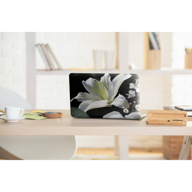 Photographic Floral Black Peel & Stick Vinyl Wall Mural with Botanical Flower Pattern - York RMK11239M