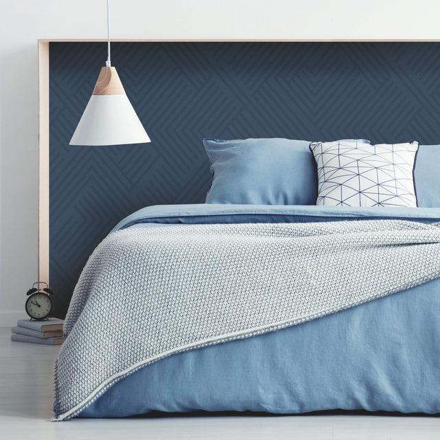 Perplexing Blue Peel & Stick Wallpaper