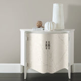 Cherry Blossom Pearl Peel & Stick Wallpaper with Traditional Floral Pattern - RoomMates RMK11271WP