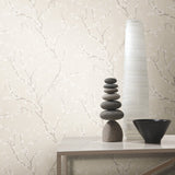Cherry Blossom Pearl Peel & Stick Wallpaper with Traditional Floral Pattern - RoomMates RMK11271WP