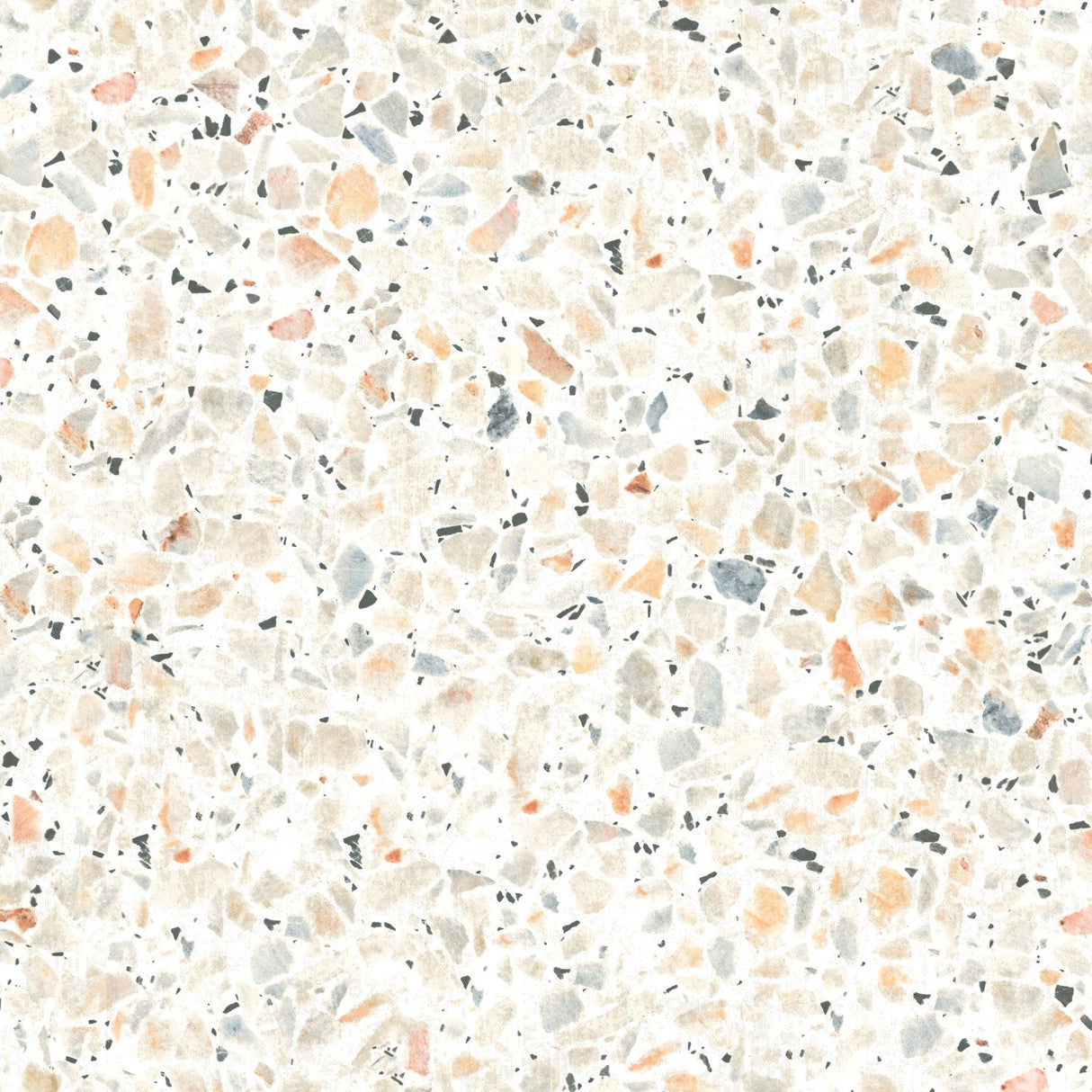 Terrazzo Tan Peel & Stick Wallpaper with Abstract Texture Pattern - York RMK11277WP