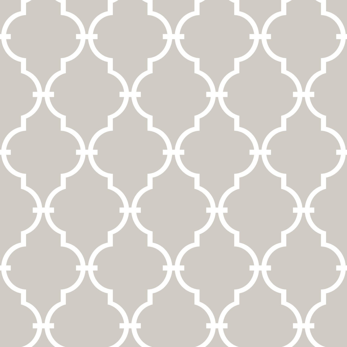 Modern Trellis Beige Peel & Stick Wallpaper