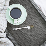 Faux Grasscloth Grey Peel & Stick Wallpaper with Traditional Nature Motif - RoomMates RMK11313WP