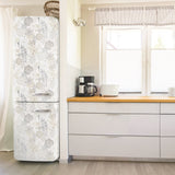 Perennial Blooms Beige Peel & Stick Wallpaper with Modern Botanical Floral Pattern - York RMK11326WP