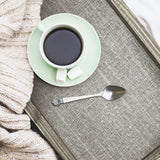 Tweed Grey Peel & Stick Wallpaper with Traditional Global Texture Pattern - York RMK11331WP