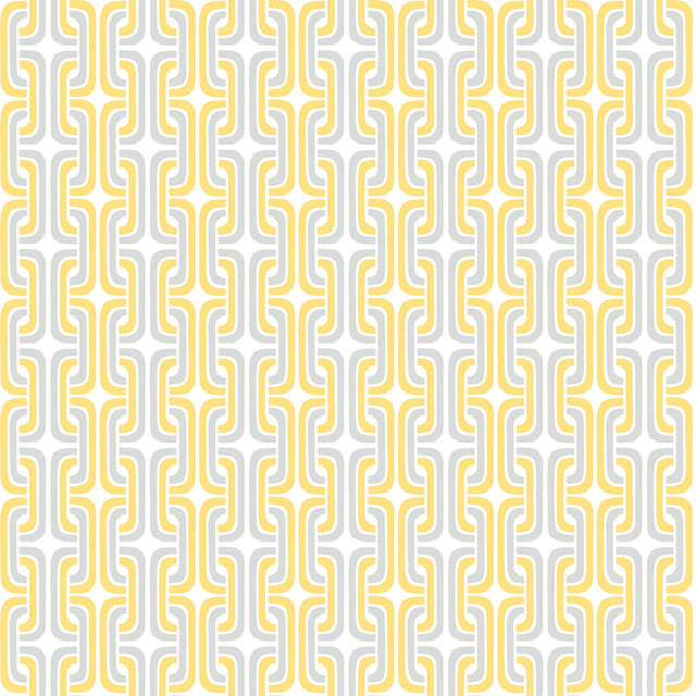 Mod Lattice Yellow Peel & Stick Wallpaper with Modern Geometric Lattice Pattern - York RMK11334RL