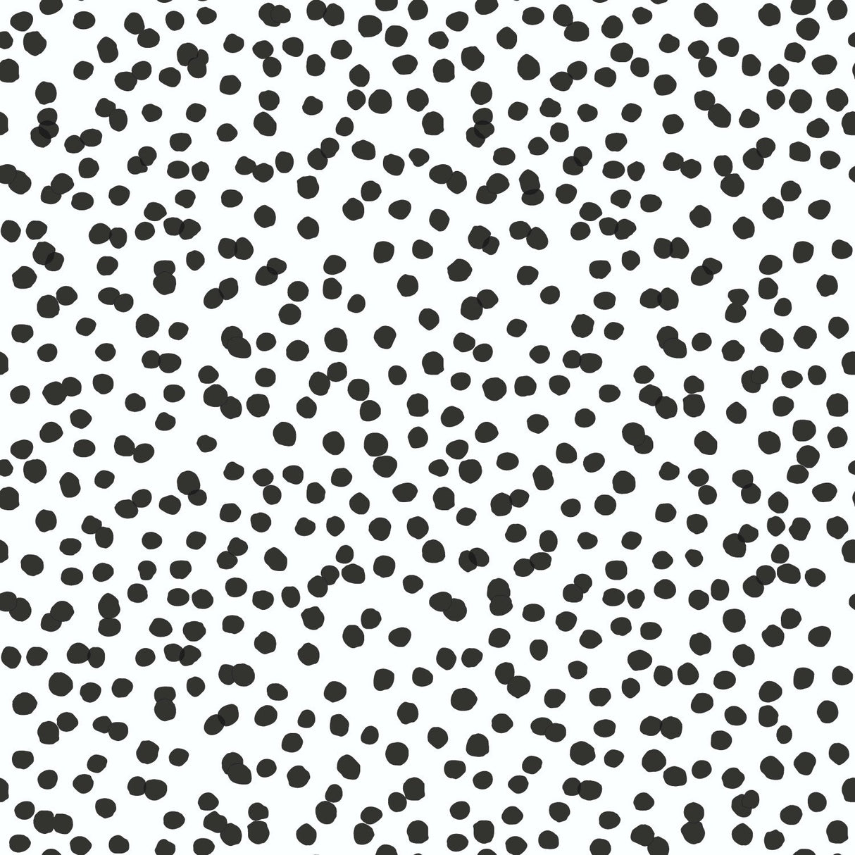 Confetti Black Peel & Stick Wallpaper with Whimsical Global Novelty Pattern - York RMK11406WP
