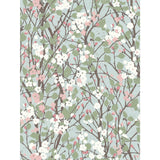 Willow Branch Blue Peel & Stick Wallpaper with Botanical Trees Pattern, Modern Style - York RMK11423RL